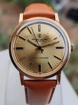 Favre-Leuba Twin Power Manual winding Vintage - Rare - Image 1 of 4