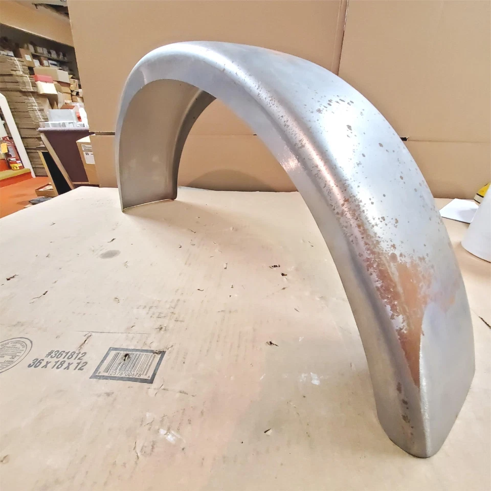 Remolque trasero 6" guardabarros plano motocicleta Harley Honda Triumph CB XS Chopper Bobber Foto 1 de 4