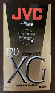 VHS JVC ST-120 XG Profesional Master VHS medios en blanco sellados sin abrir - Imagen 1 de 4
