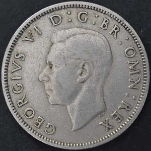 1950 British UK Two Shilling E7 - Picture 1 of 2