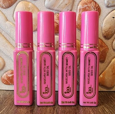 4 piezas Máscara de pestañas IM RÍMEL NATURAL CON ACEITE DE SEMILLA DE MAMEY CUADRADO ROSA SET 5 Foto 1 de 3