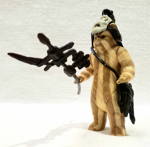 Logray Ewok Figure Vintage Star Wars Lot ROTJ Endor 1983 Complete 100% NO REPRO Cover