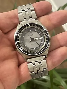 ULTRA RARE LANCO A60 Automatic Vintage Skin Diver Montre Uhren PARTS OR RESTORE - Picture 1 of 15