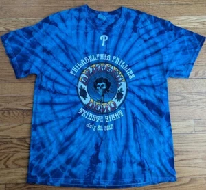 Philadelphia Phillies Grateful Dead Night XL T-shirt 7/21/17 w/game ticket - Picture 1 of 6