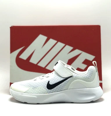 *NUEVO* Niños Preescolar NIKE Wearallday (PS) Blanco (CJ3817 101), TALLA 10.5C - 3.0Y👍 Foto 1 de 4