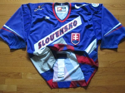 Camiseta del Equipo Canadá Eslovaquia Talla 54 Nike Flo Knit 1996 Copa Mundial de Hockey Foto 1 de 4