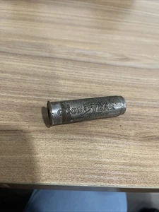 Medidor de presión de neumáticos universal Schrader de colección con estuche de cuero herramienta automática temprana - Imagen 1 de 6