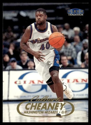 1998-99 Fleer Tradition Calbert Cheaney Washington Wizards #40 - Image 1 of 2