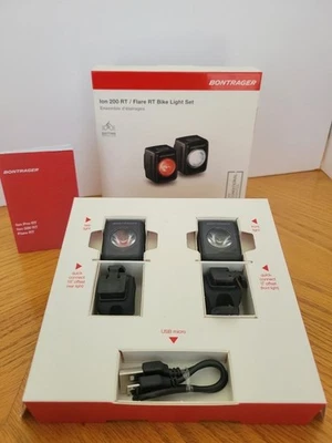 Bontrager Ion 200 RT/Flare RT Bike Light Set - New in Box, Never Used - Image 1 of 4