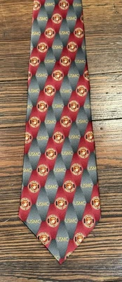 Мужской галстук с логотипом морской пехоты США Eagles Wings 100% шелк - Изображение 1 из 4