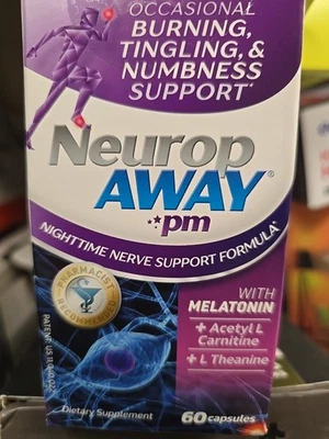 Soporte Nervioso Nocturno Neurop Away PM 60 Cápsulas *NUEVO SELLADO* Exp 3/2026 Foto 1 de 4