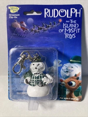 Memory Lane Sam The Snowman The Island Of Misfit Toys 2000 adorno Rudolph nuevo en caja Foto 1 de 2