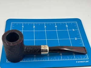 Judd's Very Nice Peterson Kaprise Briar Poker Pipe w/Sterling Silver Band - Picture 1 of 8