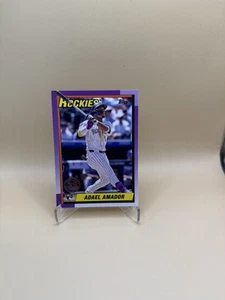 2025 Topps Series 1 - 1990 Topps Baseball Adael Amador #T90-83 Pink (RC) - Picture 1 of 2