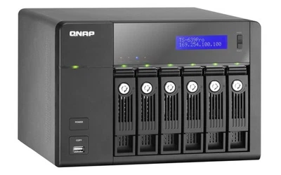 QNAP TS-639 Pro 6-Bay NAS | Atom 1.6 GHz | Dual Gigabit LAN | eSATA | Homeserver - Image 1 of 4