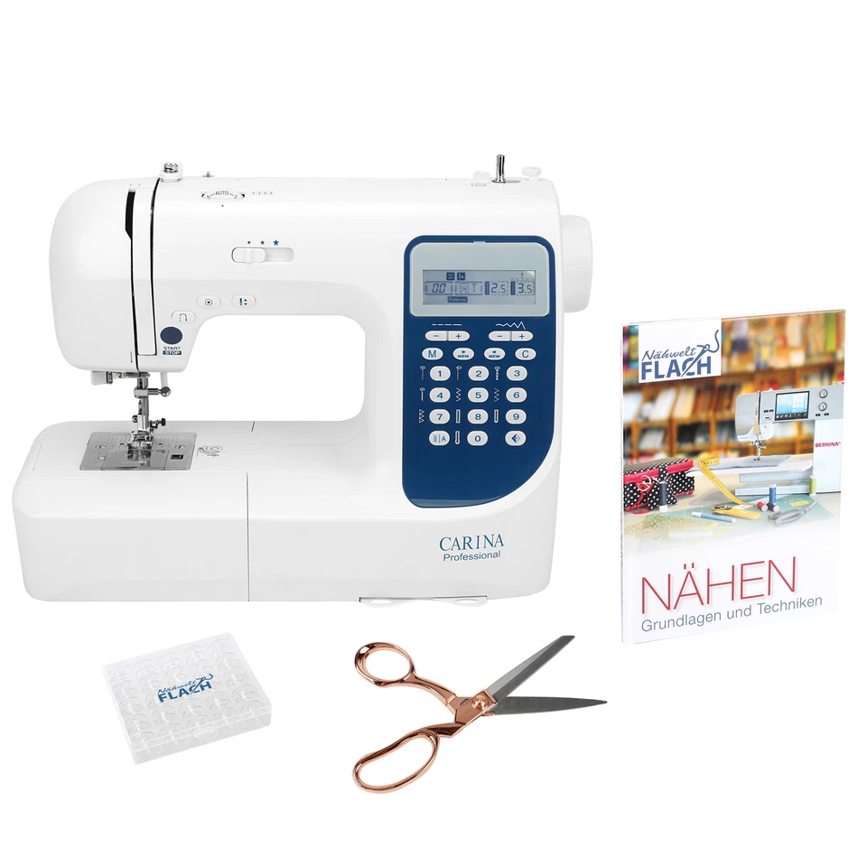 Carina Professional Computer Nähmaschine mit Rundum-sorglos Starter-Set Nähen - Bild 1 von 4