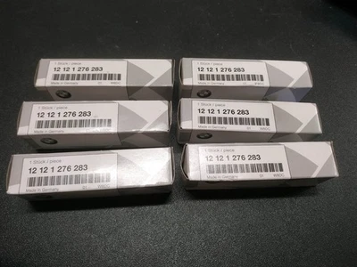 BMW E30-E12-E28-E24-E23 spark plugs(6) !NEW! GENUINE 12121276283 - Image 1 of 2