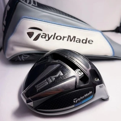 TaylorMade SIM 9 ( 9.0 )° driver head only Used ( RH ) w/cover - image 1 of 4