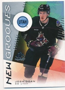JOSH DOAN 2024-25 SP GAME USED EDITION NEW GROOVES #NG-13 UTAH HOCKEY MINT - Picture 1 of 2