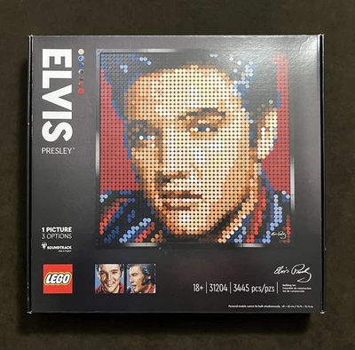 LEGO Art Elvis Presley The King 31204 Collector Exclusive Retired NEW - Image 1 of 4