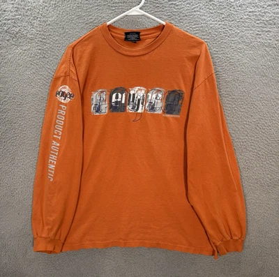 Camisa De Colección Enyce Adulto Grande Naranja Patinador Thrasher Grunge Rap Desteñida Años 90 Y2K Foto 1 de 4