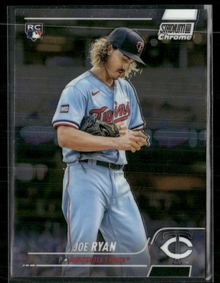 2022 Stadium Club Chrome #130 Joe Ryan ROOKIE RC - Image 1 of 2