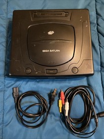Sega Saturn MK-80000 Console, WORKING, Console And Cords Only, No Controller