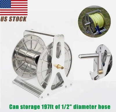 Suporte para mangueira de jardim suporte para mangueira externa cesta de água independente - Imagem 1 de 4