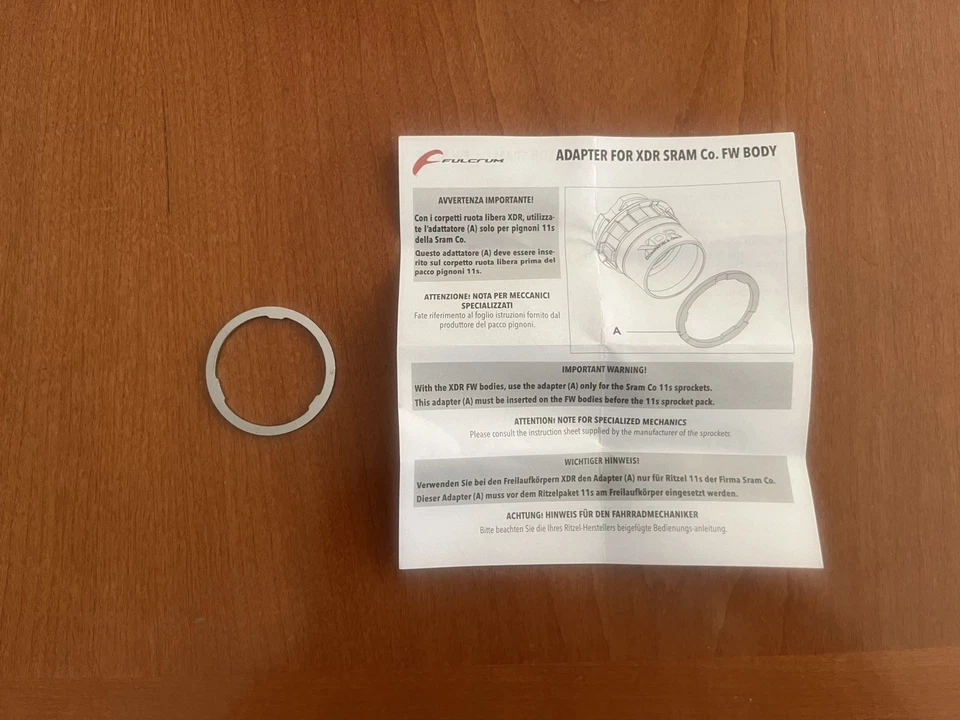 Espaciador SRAM XDR Foto 1 de 1