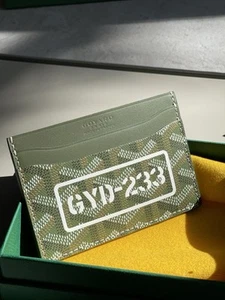 Goyard Saint Sulpice Card Holder Khaki Army Green Limited Edition - Picture 1 of 4