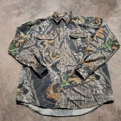 Cabelas Camo Hunting Shirt Mens Size M Medium Made in USA - Image 1 of 4