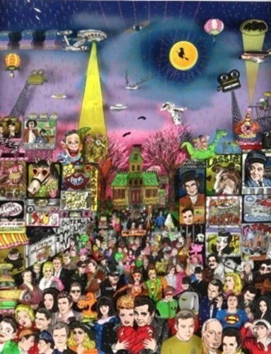 CHARLES FAZZINO "RECORDANDO TV AÑOS 60" AGOTADO EDICIÓN LIMITADA 3-D Foto 1 de 1