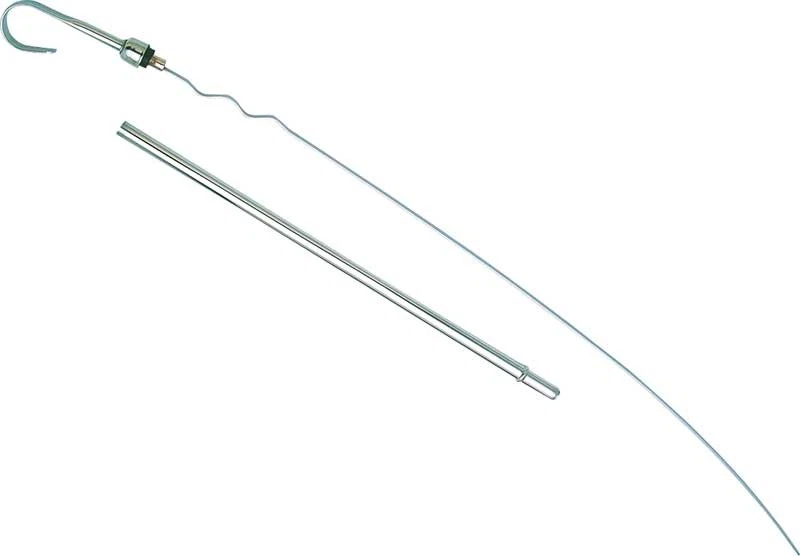 1967-76 Mopar Small Block Chrome Oil Dipstick And Tube - Image 1 of 1