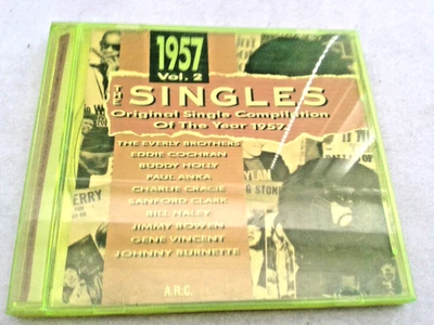 CD  The Singles „1957 Vol. 2“ - TOP Musik - 20 wundervolle Lieder von 1957   A3 - Bild 1 von 2