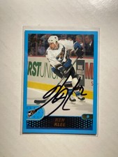 Washington Capitals KEN KLEE Signed Card