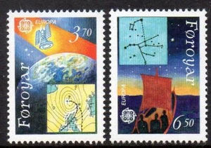 Faroe Islands MNH SG210-11 1991 Europa-Europe in Space - Picture 1 of 1