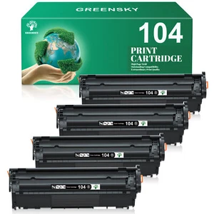 4Pack Toner for Canon CRG 104 ImageClass MF4150 MF4350d MF4370dn D420 D480 - Picture 1 of 5