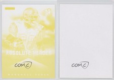 2013 Panini Father's Day Absolute Heroes Progressions Yellow Marshall Faulk HOF