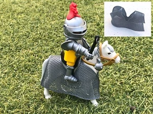 Barda Armatura Maglia Stampa 3D - Cavallo E Figura Playmobil No Incluso - Picture 1 of 6
