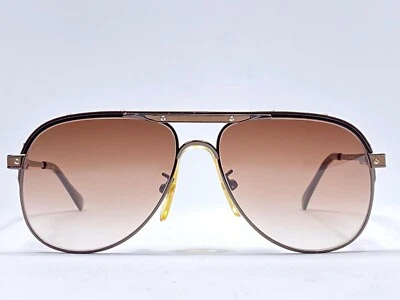 NEW VINTAGE TURA COPPER LIGHT GRADIENT LENSES FUNK 1970 JAPAN SUNGLASSES - Image 1 of 4