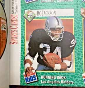 SI for Kids - Michael Jordan 4 Karten Panel & Bo Jackson uncut Karten - RAR * NM/M  - Bild 1 von 8