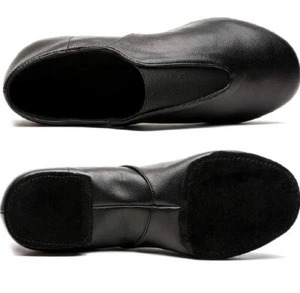 Mrsdressshop Unisex Leder Obermaterial Jazz Ballett Tanz Schuhe Slipper Gr. 4 Jugend - Bild 1 von 8