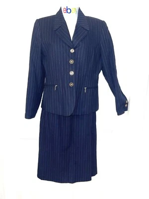 🧑🏻‍🎄👠 Traje Jacqueline Ferrar Falda a Rayas 2 Piezas, 4 Foto 1 de 4