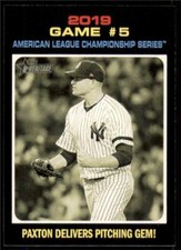 2020 Topps Heritage Base #199 Paxton outduels JV - New York Yankees