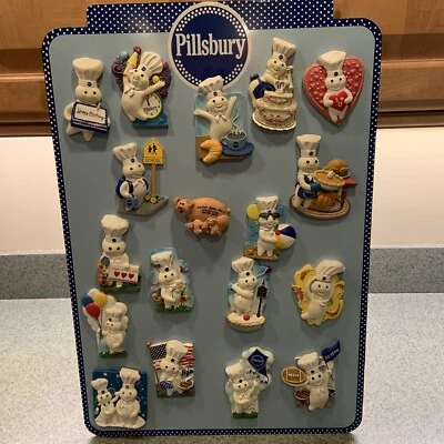 Tablero magnético para decoración de cocina Pillsbury Doughboy Willabee & Ward. Con imanes. Foto 1 de 4
