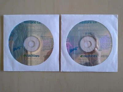 Emachines T1742 Restore CDs Ver. 1.1 (2 CDs) - Image 1 of 3