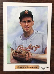  1991 PM-Cards Brooks Robinson Rawlings Series #2 Tarjeta promocional Oriols F6017321 - Imagen 1 de 7