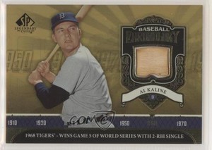 2006 SP Legendary Cuts Baseball Chronology Materials Al Kaline #BC-AK HOF