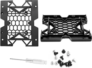 2Pcs 2.5'' SSD 3.5''HDD to 5.25'' Mounting Bracket, SSD HDD Tray Caddy Hard Driv - Photo 1/12