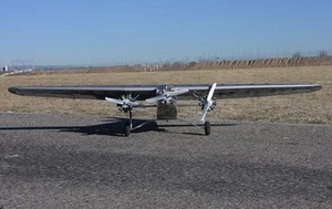 Maßstab Ford Tri Motor 78 Zoll Flügel Riesenwaage RC Modell Flugzeug gedruckte Pläne - Bild 1 von 7